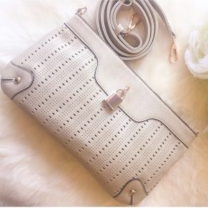 Faux Leather Convertible Bag